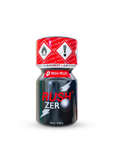 Image RUSH ZERO 10ml - Poppers petit format haute intensité-1