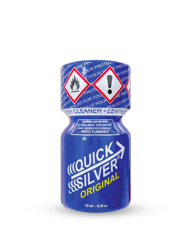 Image QUICK SILVER ORIGINAL 10ml - Poppers petit format puissant-1