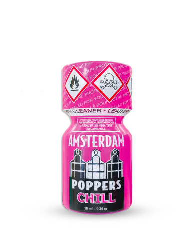 Image d'AMSTERDAM CHILL 10ml, poppers petit format pour relaxation et euphorie instantanée-1