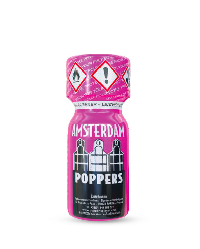 Image de poppers AMSTERDAM 13ml, petit format puissant pour sensations intenses-2