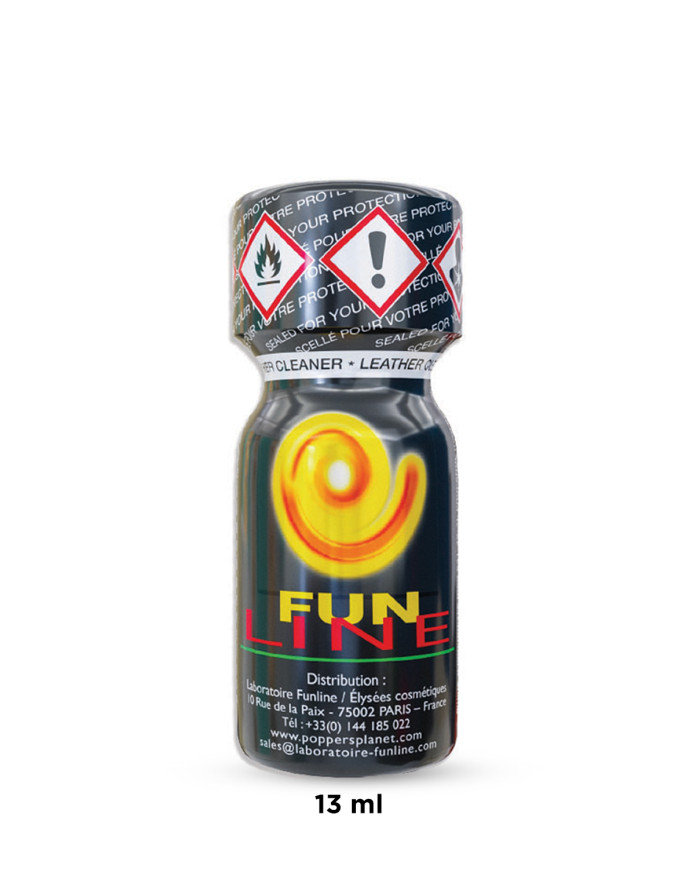 Image Poppers Fun Line 13ml petit format pour sensations fortes et plaisir prolongé-1