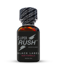 Image du SUPER RUSH BLACK LABEL 25ml, poppers grand format puissant-1