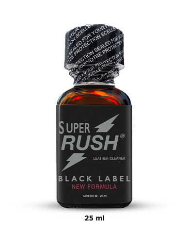 Image du SUPER RUSH BLACK LABEL 25ml, poppers grand format puissant-2