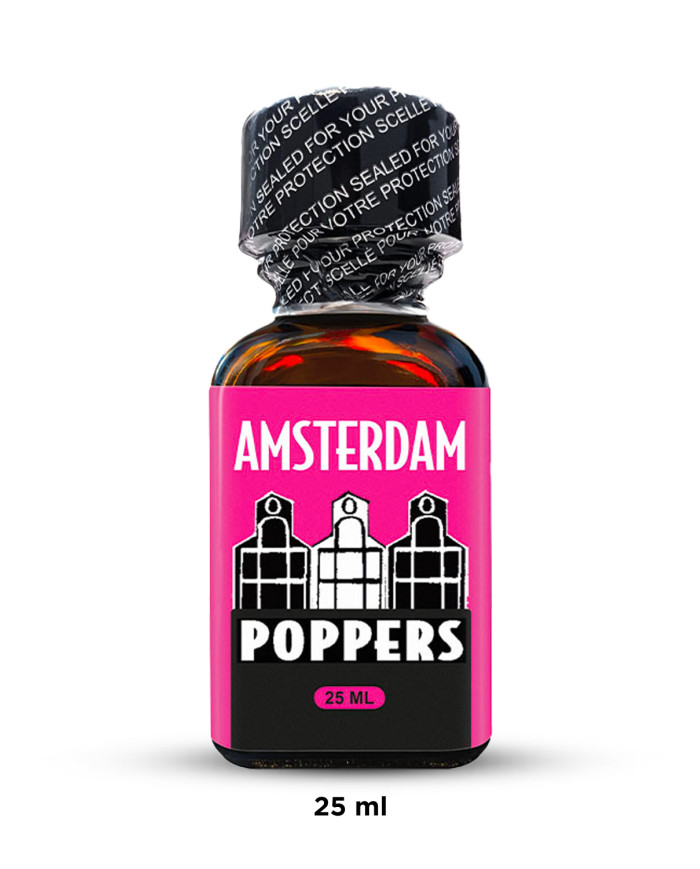 Poppers Amsterdam Grand Format 25ml Effet Intense-1