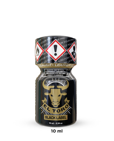 Image El Toro Black Label 10ml, poppers petit format premium-1