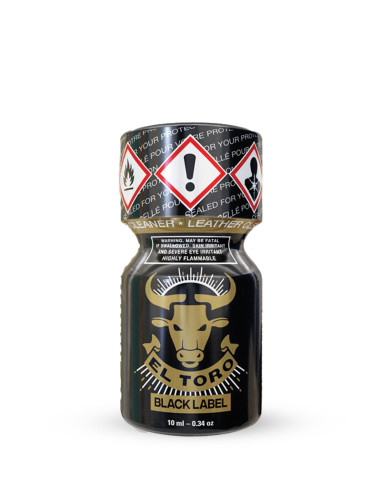 Image El Toro Black Label 10ml, poppers petit format premium-2