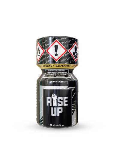 Image Rise Up Black Label 10ml, poppers petit format pour stimulation intense-2
