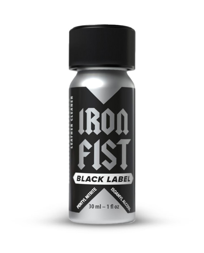 Image IRON FIST BLACK LABEL 30ml - Poppers Grand Format Puissant-2