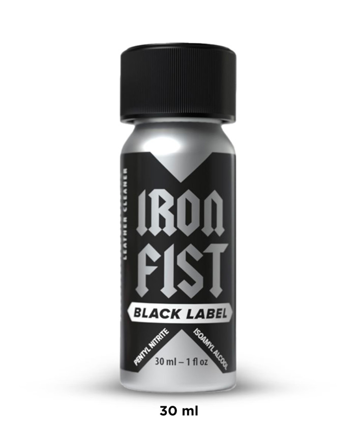 Image IRON FIST BLACK LABEL 30ml - Poppers Grand Format Puissant-3
