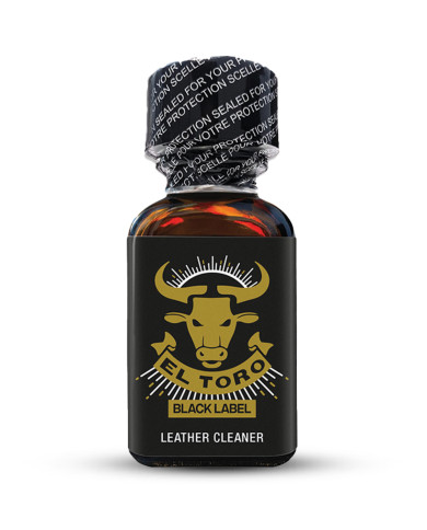 Image El Toro Black Label 25ml, poppers grand format puissant-1