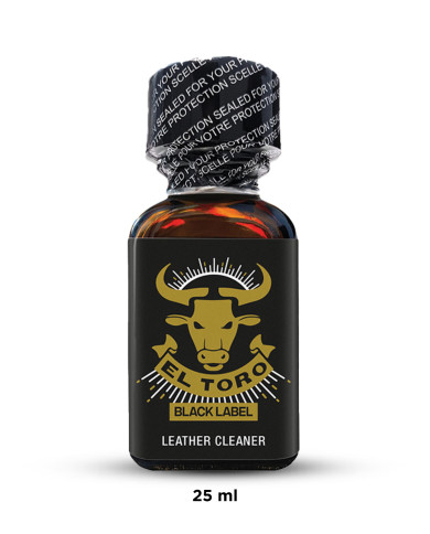 Image El Toro Black Label 25ml, poppers grand format puissant-2