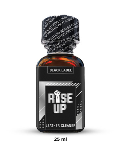 Image du Rise Up Black Label 25ml, grand format de poppers puissant pour sensations fortes-1