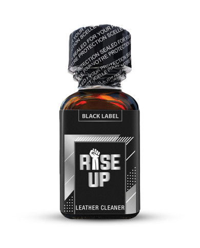 Image du Rise Up Black Label 25ml, grand format de poppers puissant pour sensations fortes-2