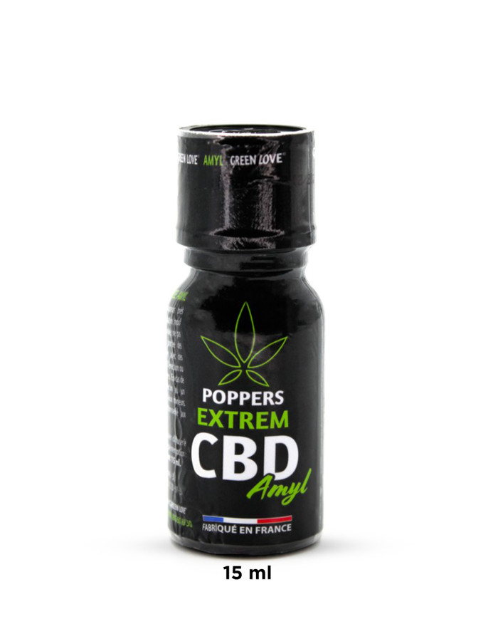 Image du Poppers Extrem CBD Amyl 15ml, flacon petit format pour détente rapide-2