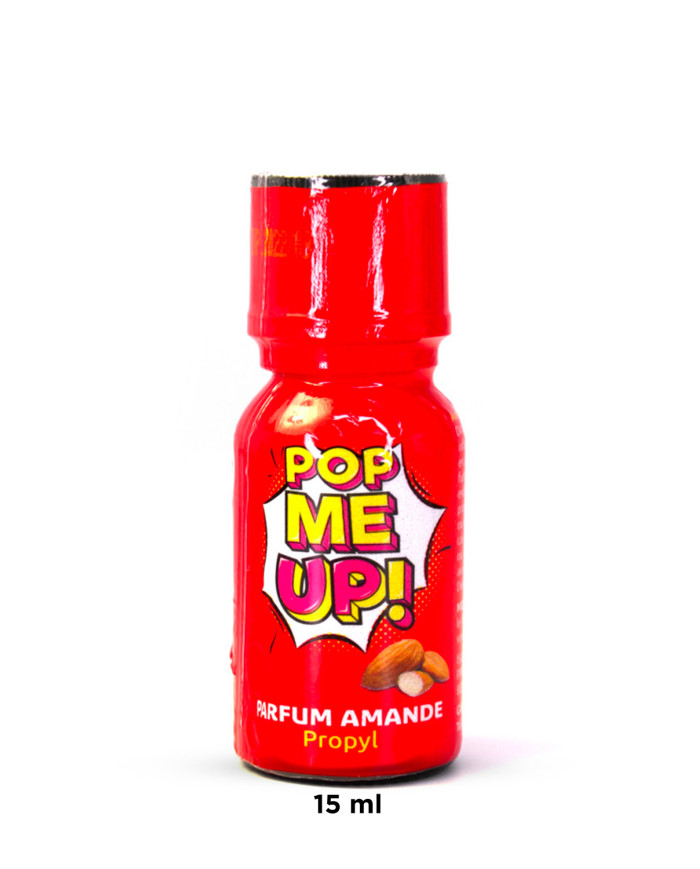 Image POP ME UP AMANDE PROPYL 15ml - Poppers petit format pour sensations intenses-1