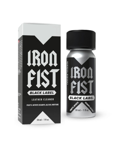 Image IRON FIST BLACK LABEL 30ml - Poppers Grand Format Puissant-1