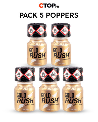 Image Pack 5 Poppers Gold Rush 10ml - Intensité et plaisir garantis-1