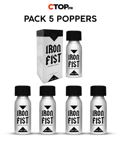 Image du Pack 5 Iron Fist 30ml - Poppers Haute Concentration-2