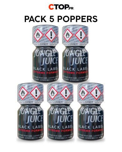 Image Pack 5 Poppers Jungle Juice Black Label 10ml-2