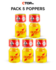 Pack 10 Poppers Rush Jaune 10ml | Offre Exclusive sur Packs de Poppers