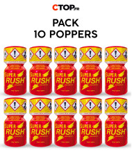Pack 10 Poppers Super Rush 10ml - Achetez en Gros et Économisez