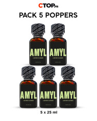 Pack 5 Poppers Amyl 25ml | Achetez en Ligne | Catégorie Pack de Poppers