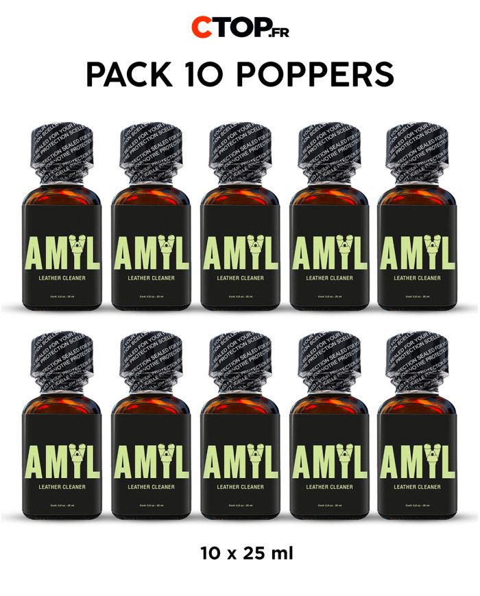 Pack 10 Poppers Amyl 25ml : Achat Groupé à Prix Avantageux – Catégorie Packs Poppers