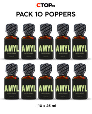 Pack 10 Poppers Amyl 25ml : Achat Groupé à Prix Avantageux – Catégorie Packs Poppers