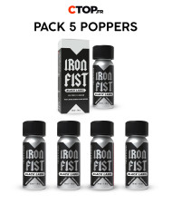 Pack 10 Poppers Iron Fist Black Label 30ml - Achat Avantageux en Ligne