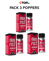 Pack 10 Poppers Iron Fist Black Label 30ml - Achat Avantageux en Ligne