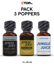 Pack 10 Poppers Jungle Juice Black Label 25ml - Achetez en Gros et Économisez