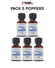 Pack 3 Poppers Jungle Juice Platinium 25ml - Achetez en Ligne | Catégorie Pack de Poppers