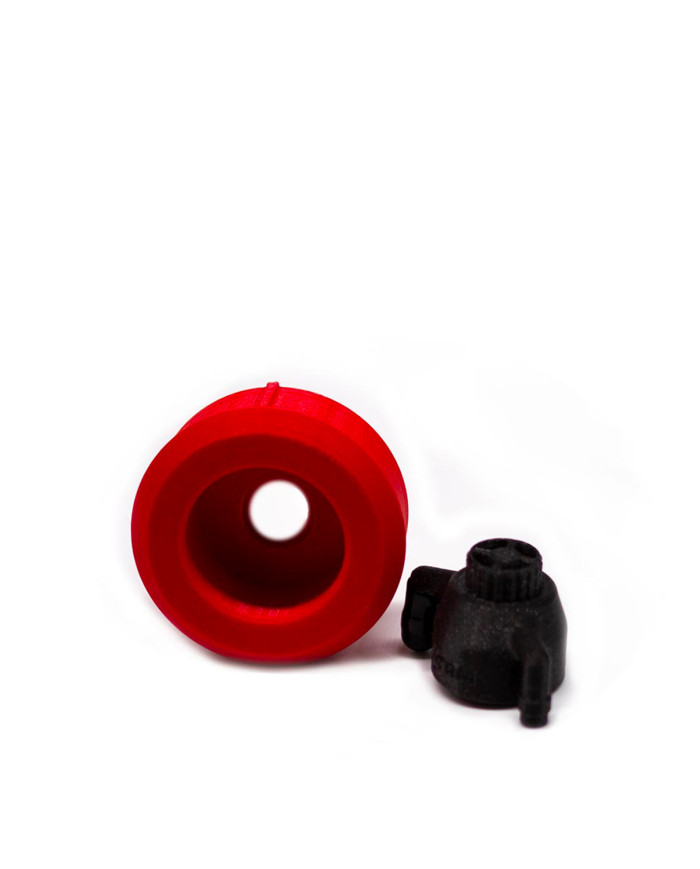Image de la XTRM Banger Station Black avec Insert Red S, inhalateur de haute qualité pour expérience optimale-6