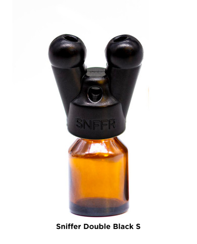 Image de l'inhaleur XTRM Sniffer Double Black S, dispositif portable et discret pour aromathérapie-1