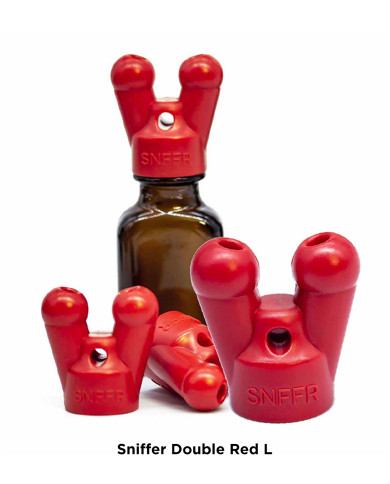 Photo de l'inhalateur XTRM Sniffer Double Red L, efficace et durable-2